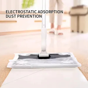 New Dry Wet Floor Clean Mop Folding Super Flat Microfiber Mops Cleaning Floor