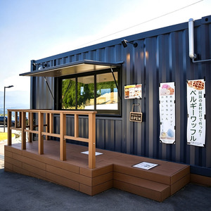 Cafetería Modular Prefabricada en Contenedor 20HC, Estructura de Acero, para Uso Comercial en Parques, Centros Comerciales y Calles - Product Image 2