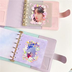 Mini A7 Da Ví Chất kết dính kế hoạch sang trọng A7 chất kết dính Túi Tạp Chí rô Ngân Sách chất kết dính tiền tổ chức - Product Image 5