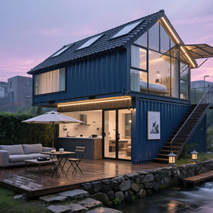 Villa di Lusso Prefabbricata con 1/2/3 Camere da Letto, Facile e Veloce da Installare, Casa Modulare Container Confortevole da 20FT 40FT - Product Image 1