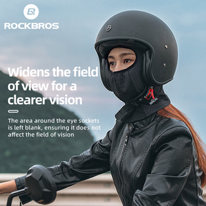 Mũ che mặt ROCKBROS tùy chỉnh một lỗ, chống nắng, che kín mặt, chất liệu polyester, mặt nạ mùa hè làm mát bằng vải lụa đá, mũ trùm đầu - Product Image 6