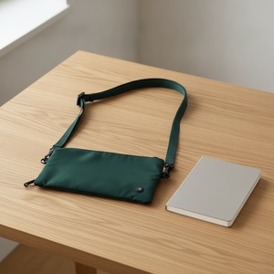 Bolso Bandolera Impermeable Ecológico, Ligero, para Viajes, con Múltiples Bolsillos, para Pasaporte, con Correa Cómoda - Product Image 5