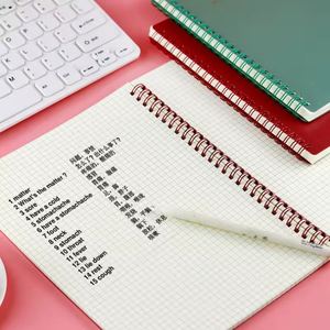 สมุดบันทึกแบบปกแข็งเปล่า ขนาด A5 A4 สำหรับนักเรียน ปี 2025 ออกแบบโลโก้เองได้ สมุดไดอารี่ สมุดแบบฝึกหัด สมุดโน้ตแบบสันห่วง - Product Image 4