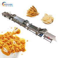 Semi-automatische kleine productielijn voor aardappelchips, machine voor het frituren van verse aardappelstroken, goedkope verwerkingsmachine