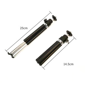 Compact Aluminum Tripod 3 Sections 1.6M Height <b>Mini</b> <b>Camera</b> Stand Desktop Use - Product Image 4