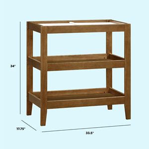 <span class=keywords><strong>Armoire</strong></span> pour bébé Table à <span class=keywords><strong>langer</strong></span> ergonomique non toxique avec 2 étagères Meubles portables pour bébé - Product Image 3
