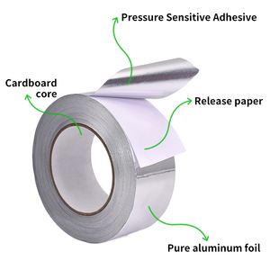 Échantillon Gratuit : Ruban Adhésif en Aluminium Imperméable pour <span class=keywords><strong>Toiture</strong></span>, en Fibre de Verre Butyle Résistant à la Chaleur pour Conduits d'Échappement - Product Image 6