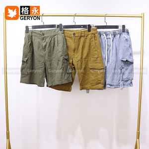 Geryon Vintage parsimonioso Pakaian Bekas Mens Cargo abbigliamento da lavoro pantaloni Cargo Multi tasca vestiti usati balle - Product Image 5