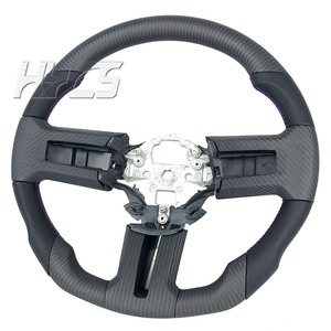 Volant intérieur en fibre de carbone mat pour <span class=keywords><strong>Ford</strong></span> <span class=keywords><strong>Mustang</strong></span> <span class=keywords><strong>GT</strong></span> 2008 2009 2010 2011 2012 - Product Image 3