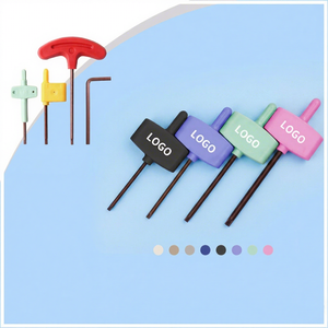 Lot de clés Allen miniatures ergonomiques à poignée en T, personnalisables avec logo, colorées, pour cadeaux promotionnels, vente en gros usine - Product Image 1