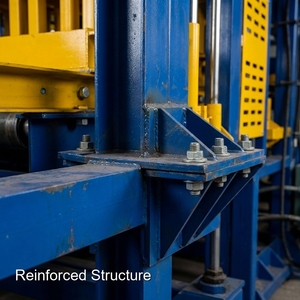 Komplette Produktionslinie QT4-16 Betonblockherstellungsmaschine HF Machinery Vollautomatische Ziegelanlage - Product Image 2