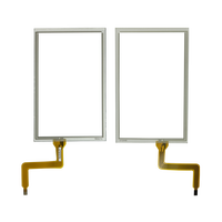 QSI QTERM-G723551R Panneau en verre tactile résistif 4 fils avec câble flexible FPC, pièces de rechange pour écran tactile industriel HMI