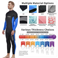 Combinaisons de plongée en néoprène de haute qualité pour le surf, design à manches longues, combinaison de plongée personnalisée de 3 mm
