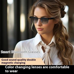 Lentes de Sol Inteligentes GS06 con IA, Cámara HD, BT5.3, Música, Deporte, Protección UV400, Anti Luz Azul, Resistentes al Agua IPX5, Control Táctil, Asistente de Voz - Product Image 6