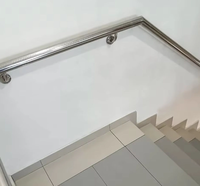 Rampe en acier inoxydable de qualité supérieure pour balcons et escaliers, système de balustrade en verre moderne, durable et élégant