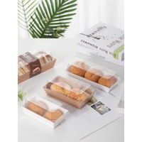 Witte Pet Deksel Kartonnen Feestdozen Custom Formaten Verschillende Kleuren Voor Sandwich Salade Fruit-Reliëf & Mat Gelamineerd Printen