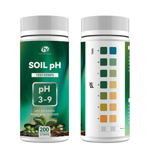 แถบทดสอบค่า pH ของดิน 3-9 P H 200 แถบ สำหรับชุดทดสอบดินปลูกพืชแบบรวดเร็ว - Product Image 1