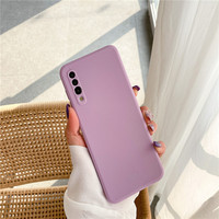 Étui de téléphone en TPU mat couleur bonbon pour Samsung Galaxy S23 S22 Plus S21 Étui en silicone ultra souple avec protection pour appareil photo