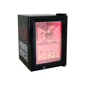 Mini-réfrigérateur commercial Meisda SC21 21L pour boissons énergisantes, porte vitrée simple, refroidisseur de boissons et de bière avec logo de marque personnalisé - Product Image 6