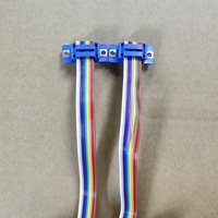 Cable de Extensión RS232 DB9 Macho a Hembra de 4 Conductores, con Revestimiento de PVC y Cobre, Cabezal Recto o de 90 Grados