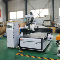 Machine de fraisage CNC à double processus 4x8 pieds 3,5 kW pour le travail du bois, la découpe, la gravure, le perçage et la fabrication de meubles