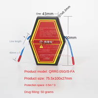 Équipements et accessoires de lutte contre l’incendie, extincteur à CO2 vide, bouteille de gaz en acier au carbone rouge, temps