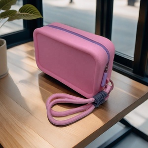 Saco Multifuncional de Grande Capacidade Com Alça Pais e Bebê Viagem Camping e Andando Portátil Saco da Mãe Silicone Cosmetic <span class=keywords><strong>Bag</strong></span> - Product Image 4