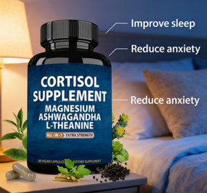 Capsules à base de plantes OEM pour la gestion du cortisol avec <span class=keywords><strong>L</strong></span>-Théanine pour la détoxification, le soutien du sommeil et le soulagement du stress pour les femmes - Product Image 5
