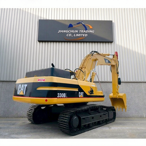 Excavatrice hydraulique sur chenilles CAT 330BL d'occasion de 30 tonnes pour le dragage de canaux et les projets d'agrandissement des plans d'eau - Product Image 1