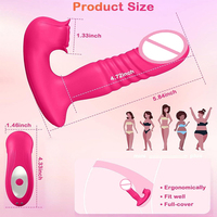 Vibrateur portable télécommandé pour culotte, stimulateur clitoridien à succion Rose, jouet sexuel pour adultes, vente en gros, cadeau amusant pour adultes
