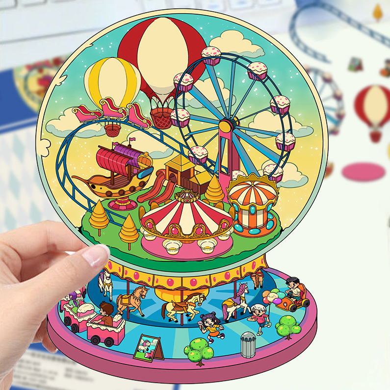 Aire de jeux en cristal