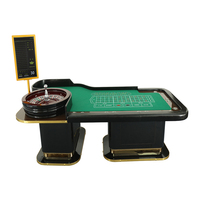 Table de Roulette Professionnelle de Luxe Moderne pour Casino avec Matériel en Mélamine et Disposition Personnalisée pour le Divertissement au Poker