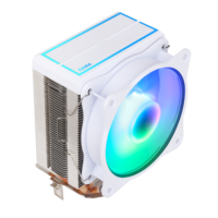 SAMA Prêt à expédier Refroidisseur de processeur universel 9 cm pour plateformes AMD et INTEL, radiateur de refroidissement par air en cuivre pour PC, ventilateur de refroidissement CPU