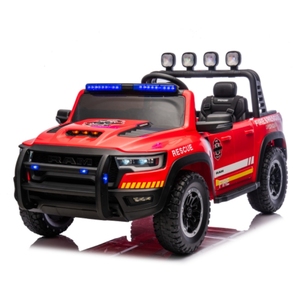 DODGE RAM 1500 RHO Voiture électrique autoportée 12V pour enfants Super Truck avec 4 roues à batterie rechargeables Fire Rescue Licensed DODGE RAM - Product Image 1