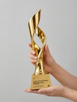 Trophées Métalliques Personnalisables Or Argent Bronze – Sur Mesure pour Événements Sportifs, Entreprises, Employés Exceptionnels, Créatifs