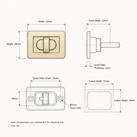Fermoir rotatif pour sac à main, fermoirs à torsion, fermeture de sac en alliage de zinc, quincaillerie durable de haute qualité, tendance, pour bricolage et artisanat de sacs à main