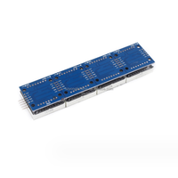 Stok MAX7219 modul matriks titik 4 in 1 modul tampilan terintegrasi modul tampilan matriks 4 titik