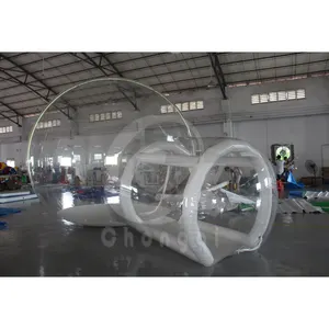 Carpa transparente de la playa de la burbuja del domo inflable transparente al aire libre para las ventas