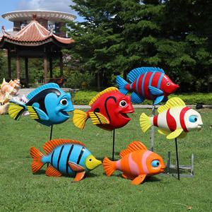 Açık reçine okyanus sanat el sanatları deniz kabuğu kabuklu Prop heykel mercan yunus köpekbalığı akvaryum dekorasyon için - Product Image 2