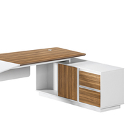 Table de bureau en bois de mélamine, meuble de bureau moderne, Pengpai