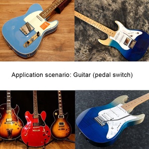 2pin SPST momentary cảm ứng mềm bàn đạp cho guitar điện chân push button chuyển - Product Image 6