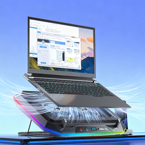 Tấm tản nhiệt laptop Model A5 dành cho laptop 17 inch, quạt kép, thiết kế bằng nhựa, làm mát bằng không khí - Product Image 4