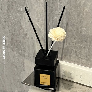 200ML Popular Hotel Lujo Tapa de madera Aceite esencial 200ml Difusor de caña para proporciona fragancia constante - Product Image 6