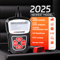 Lector de Códigos de Auto KW310, Herramienta de Diagnóstico OBD2 para Reiniciar la Luz de Advertencia del Motor, Monitor de Voltaje de Batería, Compatible con Personalización OEM