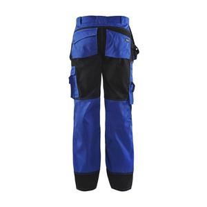 BLAKLADER - 150318608599C44 Pantalones artesanos con bolsillos para rodilleras azul aciano/negro-PANTALONES DE TRABAJO EAN 7330509264362 - Product Image 2