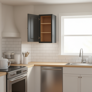 Alliance Building Materials Wall <b>Storage</b> Cabinets 9-21 In W X 30-36 In H Wooden Kitchen Cabinet For American Style Home - Product Image 2