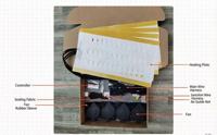 Système de ventilation et de chauffage de siège de luxe en PVC 12V pour automobile, contrôlé via l'écran tactile d'usine pour Toyota