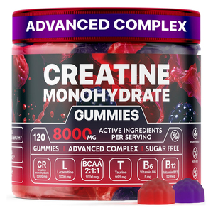 Gomitas Pre-Entrenamiento OEM/ODM con Creatina Monohidrato, L-Carnitina y Taurina, Suplemento Alimenticio para el Apoyo Inmunológico - Product Image 1
