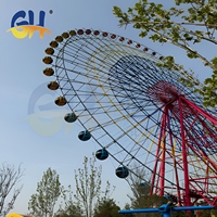 Wartungsarme 108m Riesenrad Outdoor Elektrische Jahrmarktattraktion Vergnügungsanlage zum Verkauf