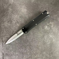 Micro Tech Mini Snake God Glykon ZC006 Couteau de camping DIY de haute qualité, outil EDC de poche en acier inoxydable, manche en aluminium OEM, garantie 1 an